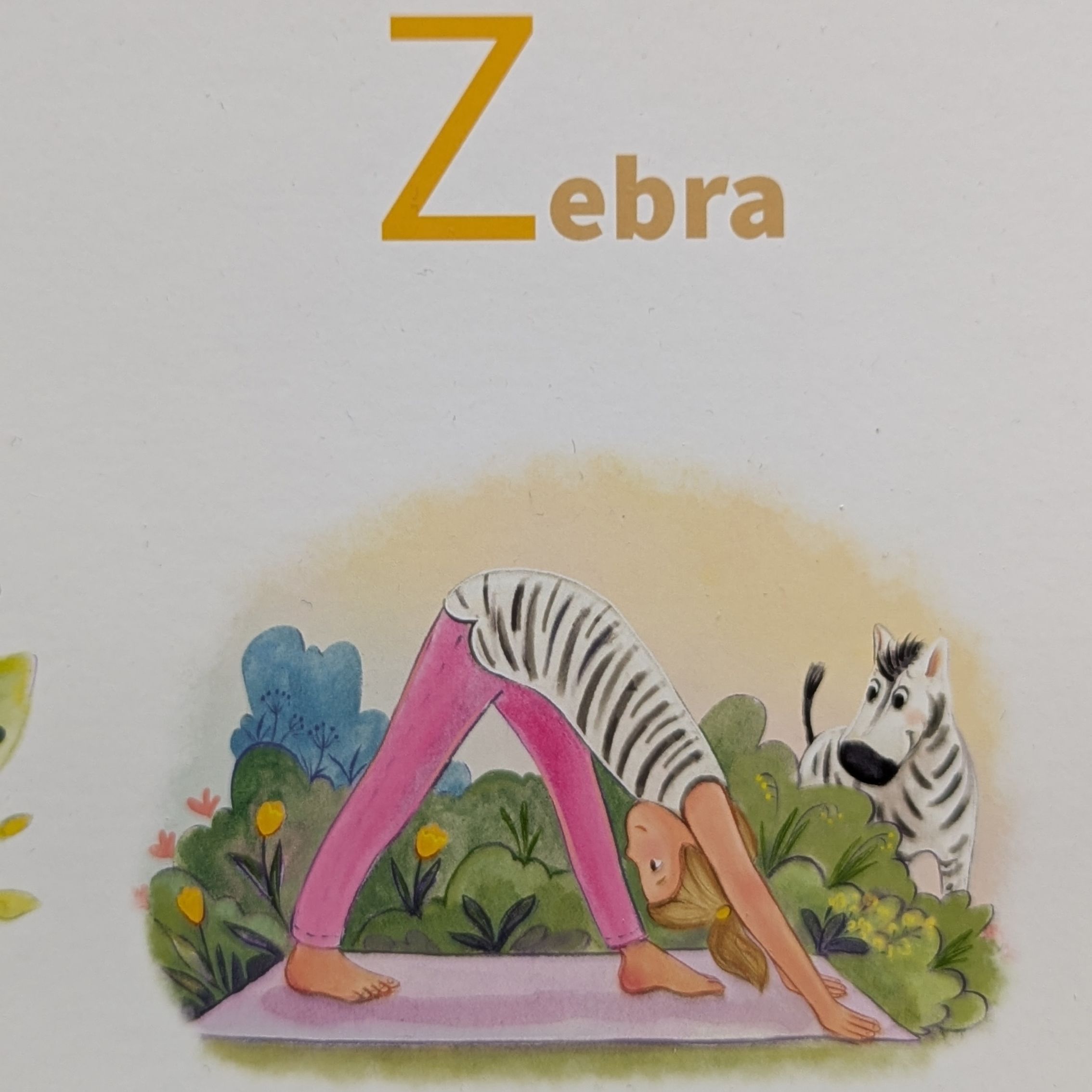 Yoga ABC Cards auf Englisch